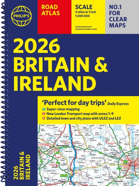 2026 Philip’s Road Atlas Britain & Ireland