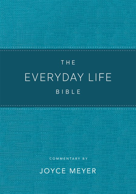The Everyday Life Bible Teal LeatherLuxe®