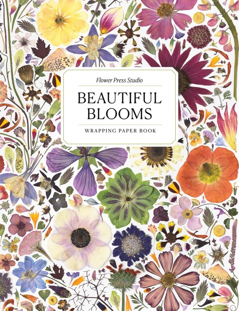 Beautiful Blooms Wrapping Paper Book