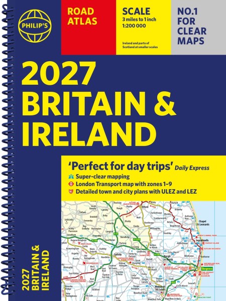 Philip’s 2027 Road Atlas Britain & Ireland