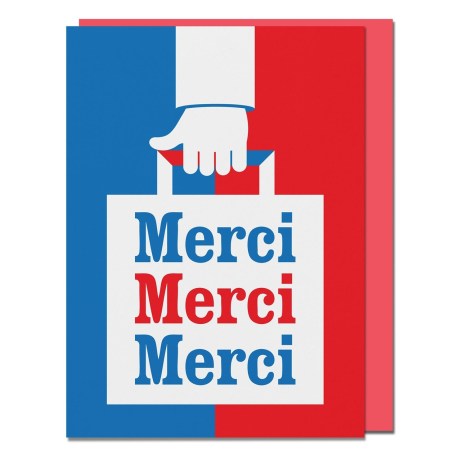Merci Thank-You Card (Pack of 6)